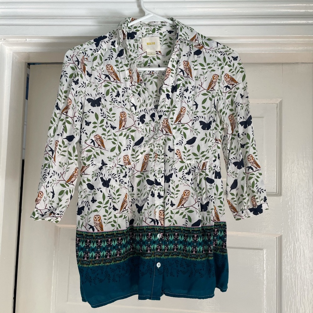 Maeve petite owl top